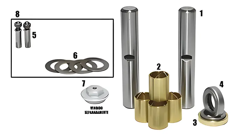 KIT Manga Eixo para Ford F350 F400 F4000 — BD2Y3111A-010