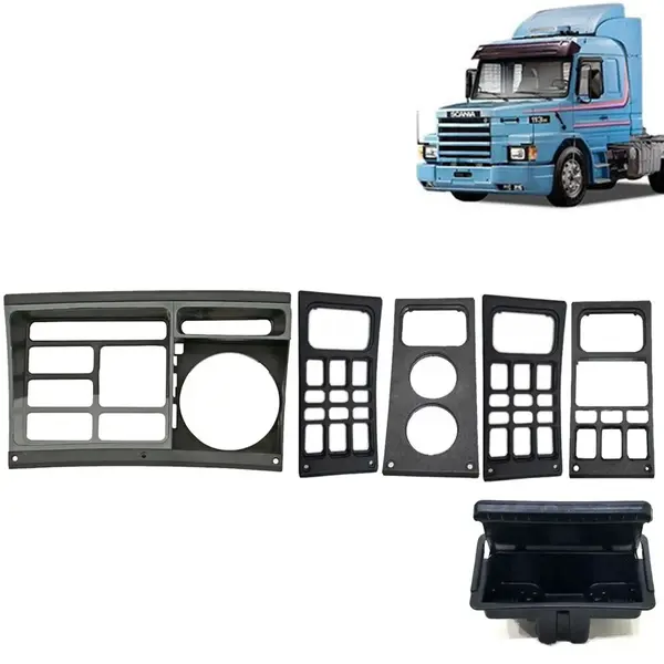 Kit Molduras Acabamento Painel para Caminhão Scania P93 R113 T113 R143 T143 Painel de Avião