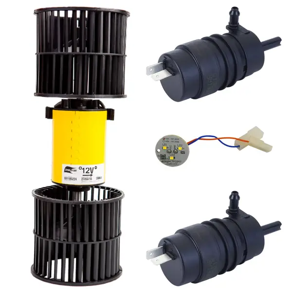 KIT Motor Bombinha Luminoso Climatizador Resfriar 12V