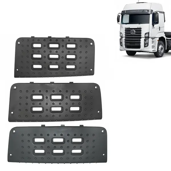 Kit Pisantes Estribo para Caminhão VW Constellation 3 Estribos Lado Direito