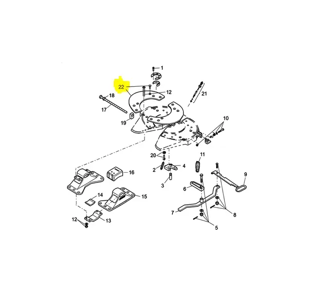 KIT Placa de Desgaste Jost Jsk 37CW — QR00114J00