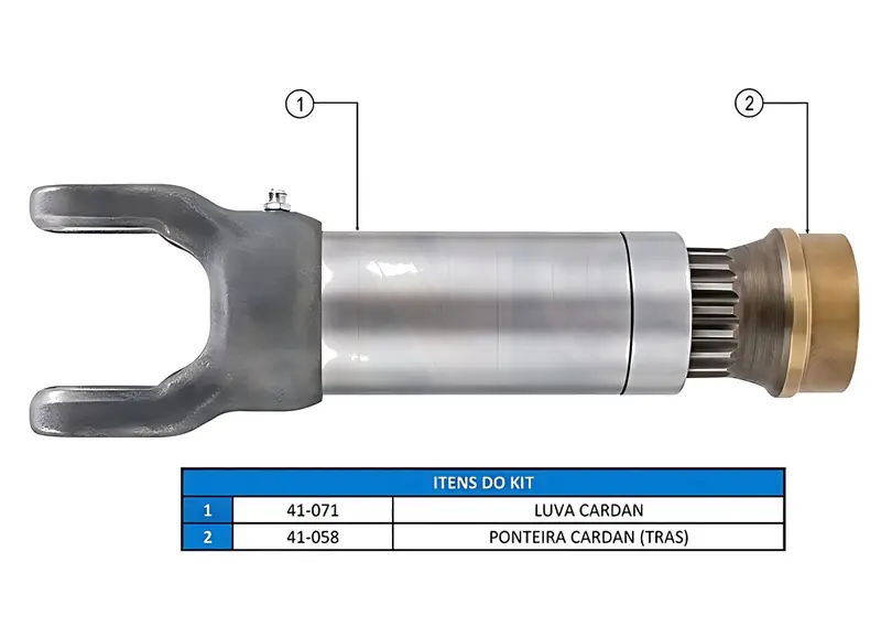 KIT Ponteira e Luva MB L 1113 L 1313 — 43-1445339XS