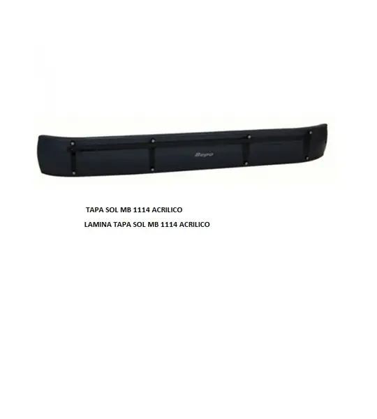 Lamina Tapa Sol MB 1313/1513/1114/1519 Acrilico 84/88