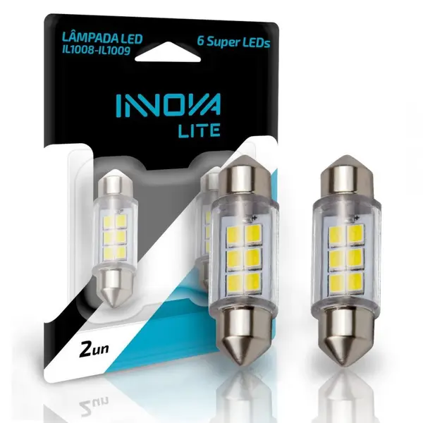 Lampada LED Torpedo para Carreta C5W 36MM 12V — IL1009