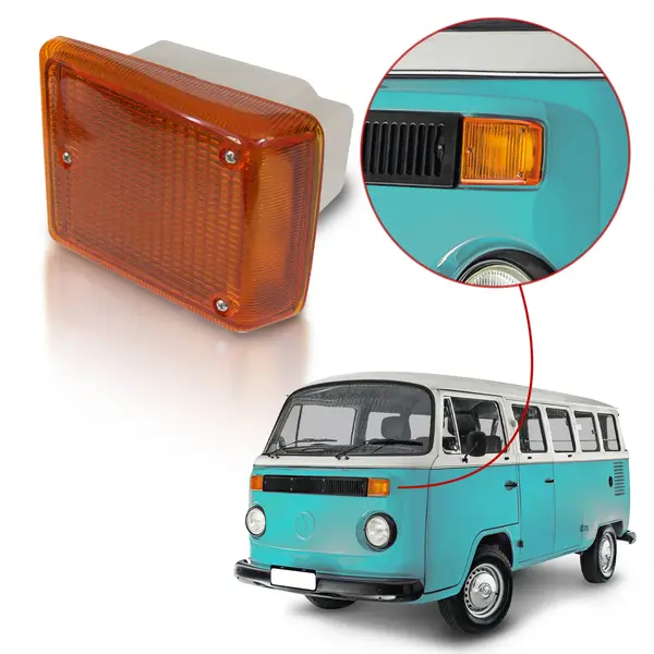 Lanterna Dianteira Pisca Kombi Perua Clipper 1976 a 2012