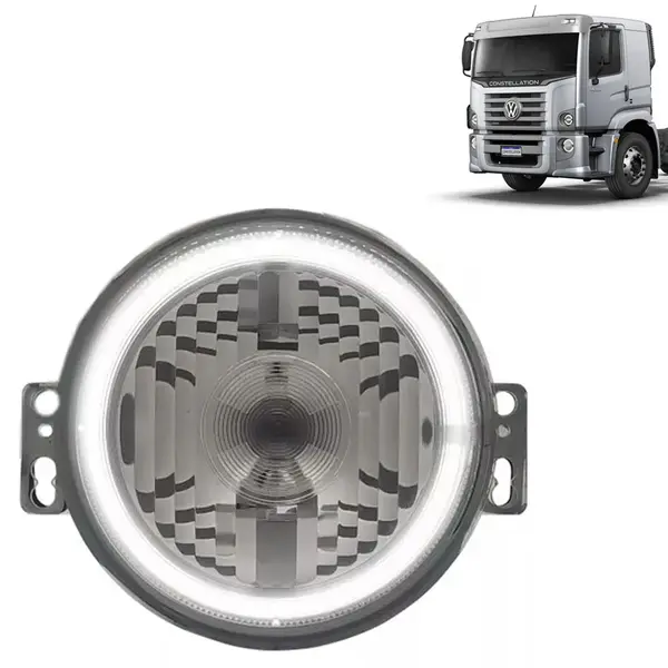 Lanterna Dianteira Pisca para Caminhão VW Constellation Angel Eyes