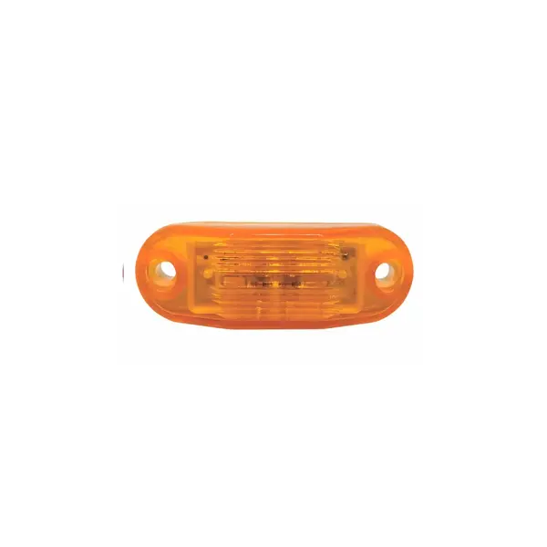 Lanterna Lateral Delimitadora Placa LED Âmbar para Caminhão Universal Bivolt