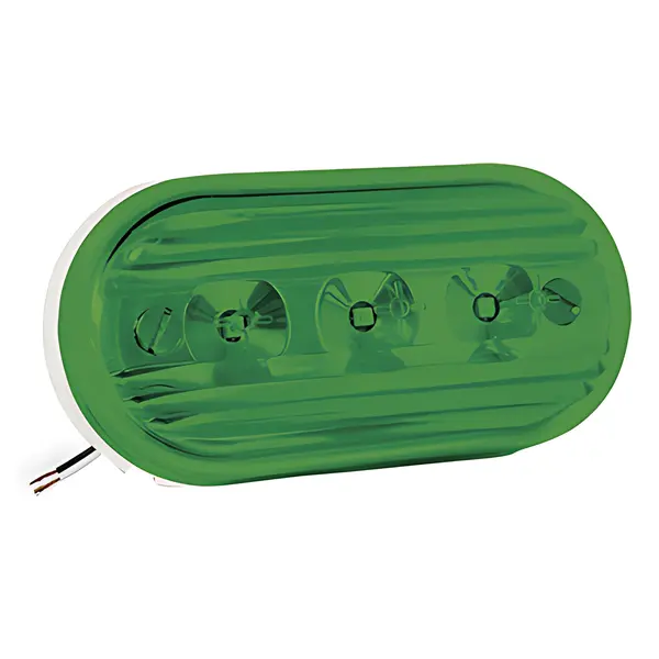 Lanterna Lateral LED Verde para Carretas — PL09040072