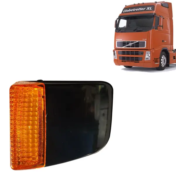Lanterna Pisca Lateral com Capa para Caminhão Volvo FH 2004 á 2009 Lado Esquerdo