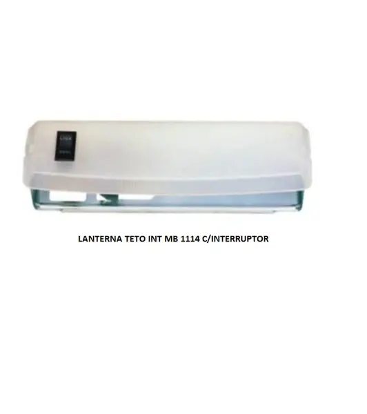 Lanterna Teto Int MB 1114 C/interruptor