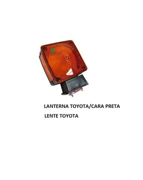 Lanterna Toyota/cara Preta