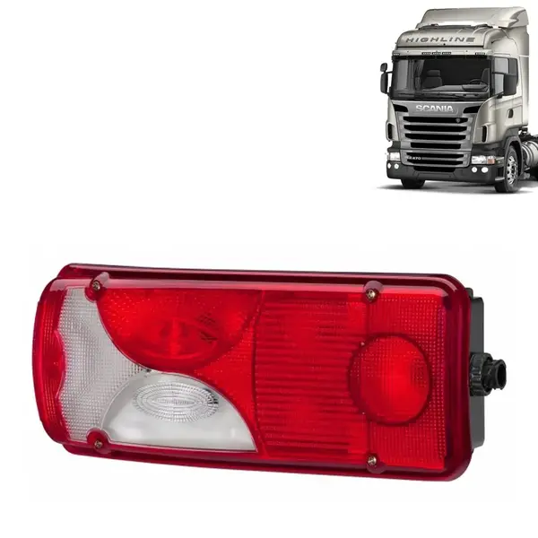 Lanterna Traseira Botinha para Caminhão Scania S4 S5 Lado Esquerdo