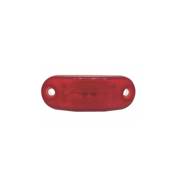 Lanterna Traseira Delimitadora Placa LED Vermelha para Caminhão Universal Bivolt