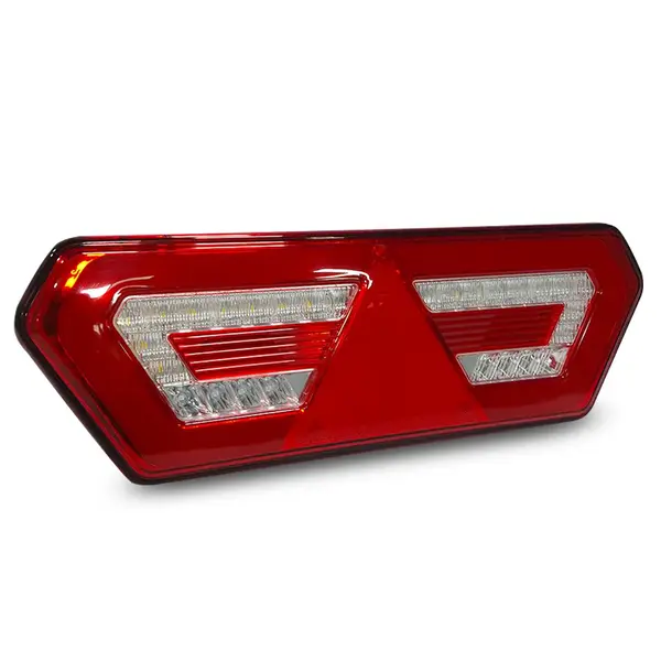 Lanterna Traseira LED Bivolt LD Compatível Carreta Guerra Modelo Diamond