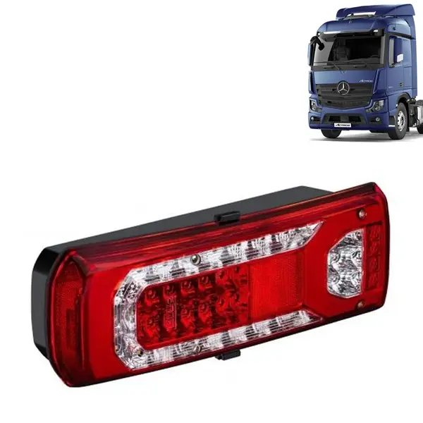 Lanterna Traseira LED para Caminhão MB Actros Após 2020 Lado Esquerdo