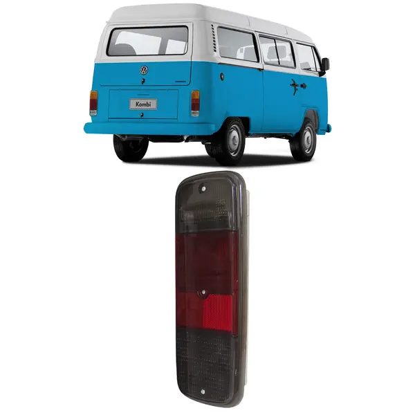 Lanterna Traseira Perua Kombi Clipper 1976 a 2014 Fumê
