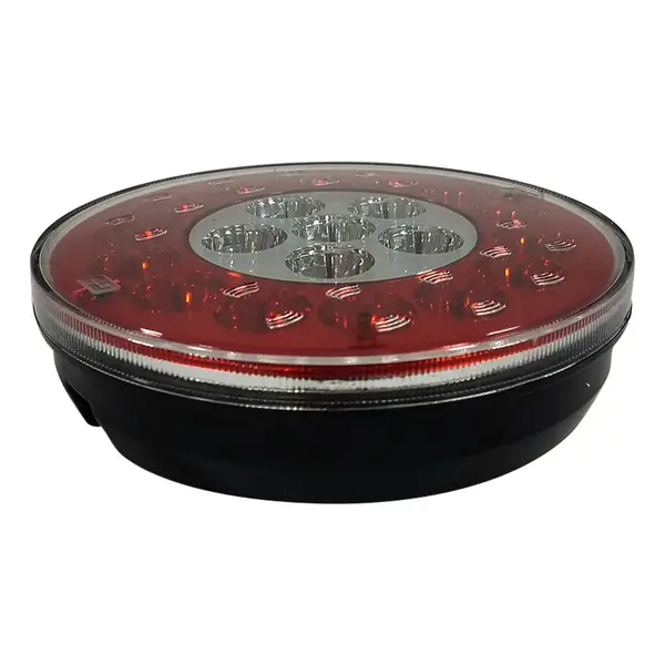 Lanterna Traseira Universal 3 Funções 20 LEDs Compatível Com Caminhões Carretas Implementos
