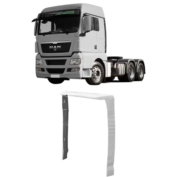 Laterais Cegonheiro Caminhão MAN TGX Cab. Alta c/ Teto