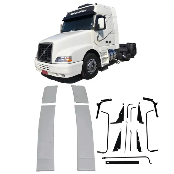 Laterais Cegonheiro Caminhão Volvo NH Cab. Globettroter 2000 a 2006