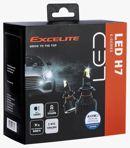LED H7 Bivolt Excelite 6000K Branco — 94211 H7 12V 24V