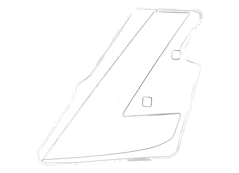 Lente Farol Esquerdo c/ Xenon para Volvo FH5 2021 — 54-1032