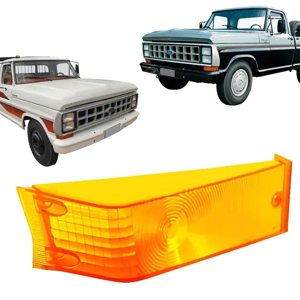 Lente Gf 049D Dianteiro Ford F1000 F4000 L/ Direito Amarela