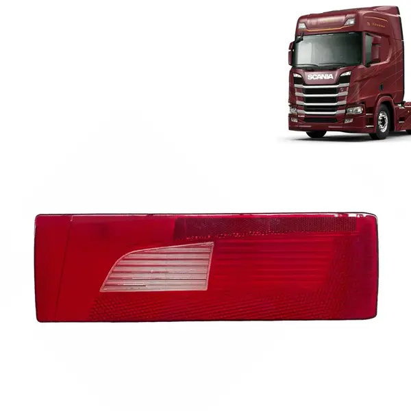 Lente Lanterna Traseira LED para Caminhão Scania S5 S6 S7 Streamline Após 2013 Lado Direito