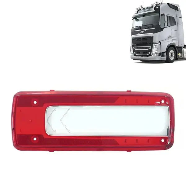 Lente Lanterna Traseira LED para Caminhão Volvo FH / FM / VM