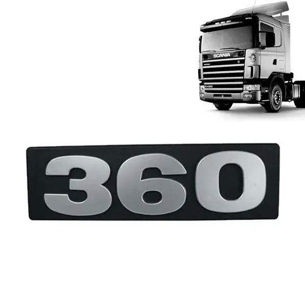 Letreiro Emblema Frontal 360 Para Caminhão Scania S4 até 2004