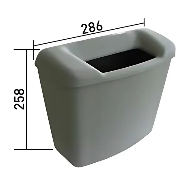 Lixeira para Micro Onibus Ibrava c/ Suporte — 104000062