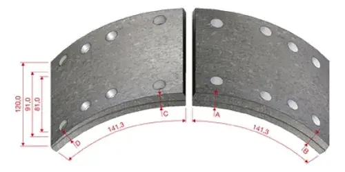 Lona Freio MB Accelo VW 8.150 8.160 9.150 — 2R0698075E
