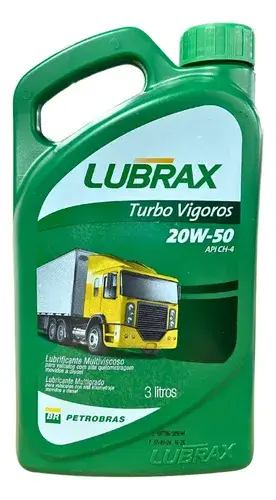 Lubrax Turbo Vigoros 20W50 Api CH-4 3L — 1013137