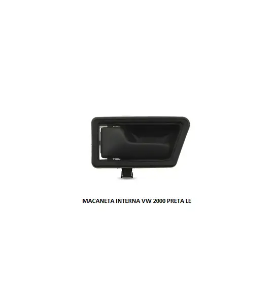 Macaneta Interna VW 2000 Preta LE