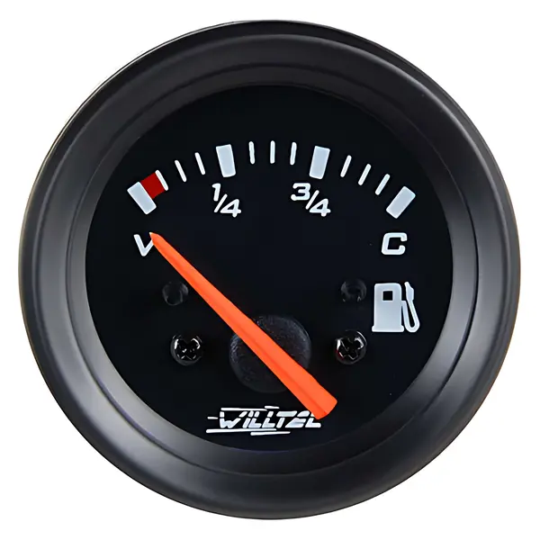 Marcador Combustivel 12V Preto Universal — W23341