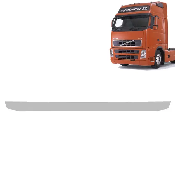 Máscara em Inox Centro da Grade Inferior Volvo FH Antigo