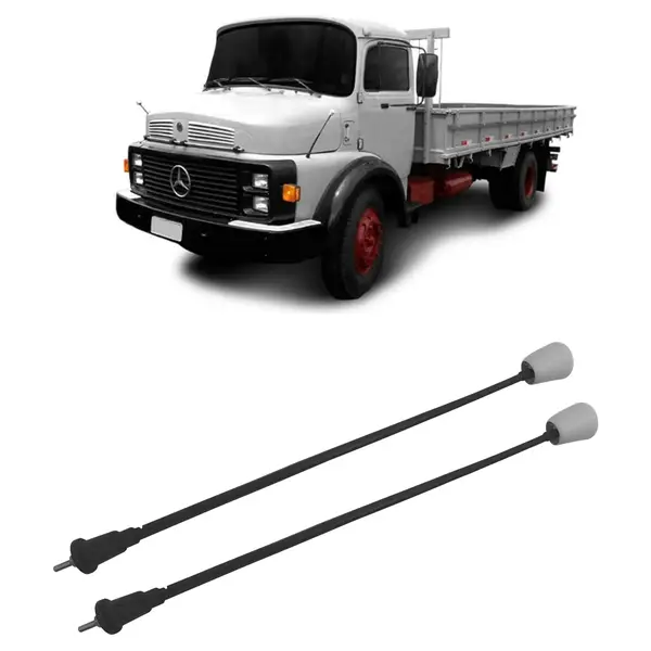 Mastro Baliza Caminhão MB 1113 1114 1313 1513 1518 2013 45 Cm (par)