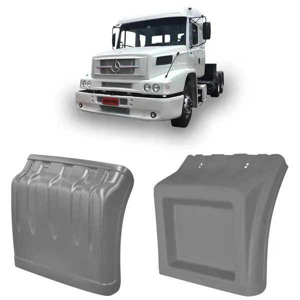 Meio Paralama MB 1634ls 1938s 1938ls Dianteiro Traseiro Par