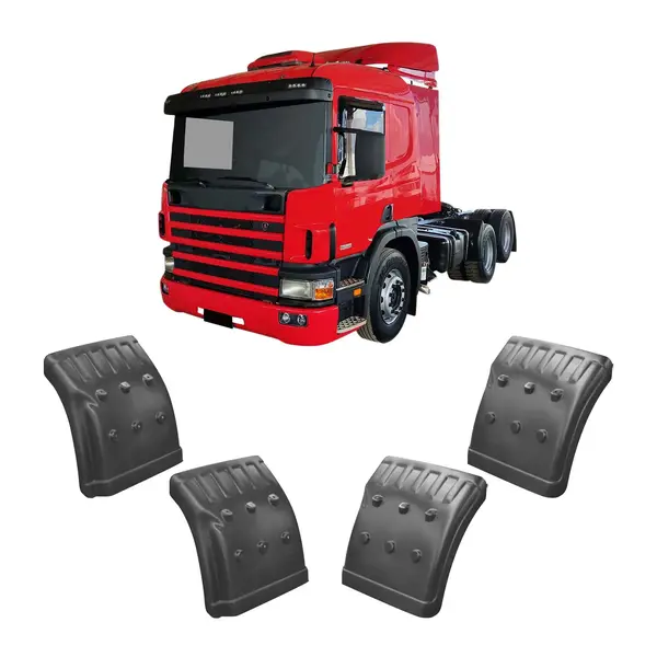 Meio Paralama Tração Caminhão Sc S4 S5 (KIT c/ 4 Peças)