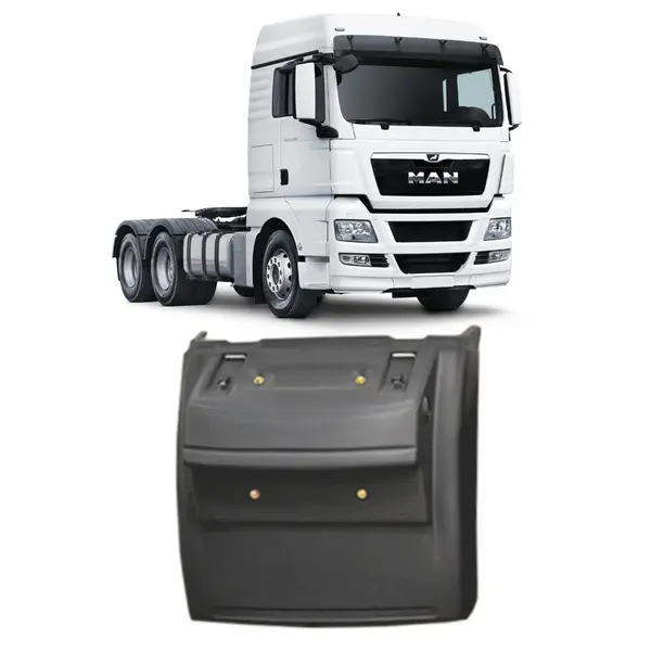 Meio Paralama Traseiro VW MAN TGX L/d C/abraçadeira Fixação