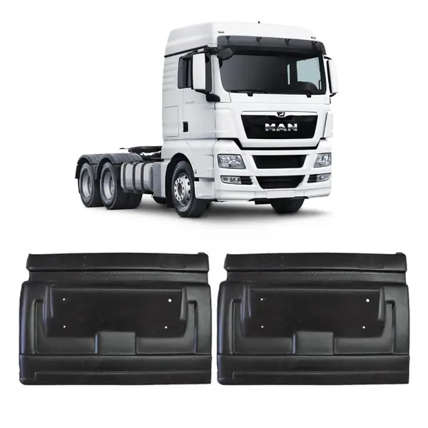 Meio Paralama Tripartido MAN TGX 2017 2018 D/d T/e 2PÇ