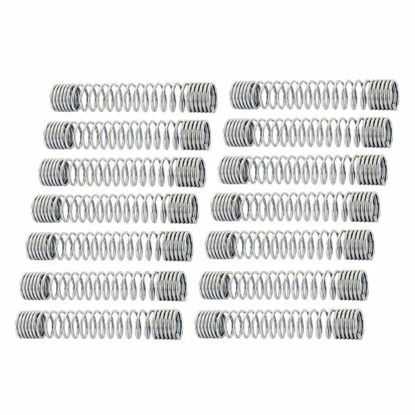 Mola Cromada para Cano Calibrador Rodoar Alumínio KIT 14 Pç