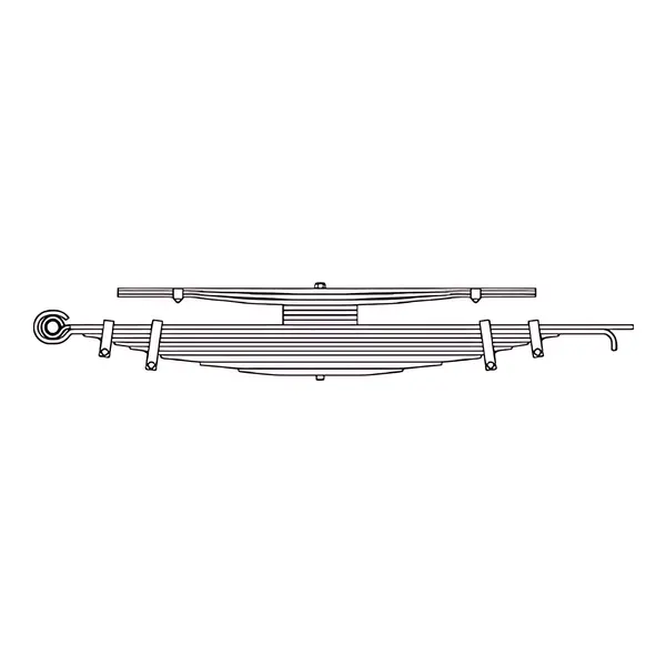 Mola Terceira Eixo Tras para Ford F12000 — KFO056003