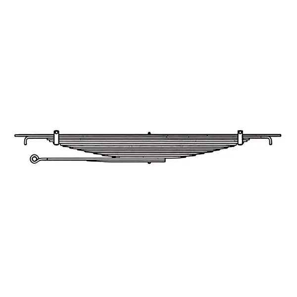 Mola Tras Segunda para Ford F600 7000 — KFO017502