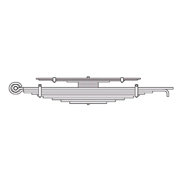 Mola Traseira para Ford F14000 16000 — KFO055202V