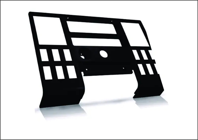 Moldura Base Inf Pai com Radio Meio AP520 TJG919235 2318
