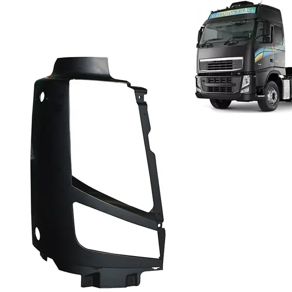 Moldura Bojo Farol para Caminhão Volvo FH 2009 á 2014 Lado Direito