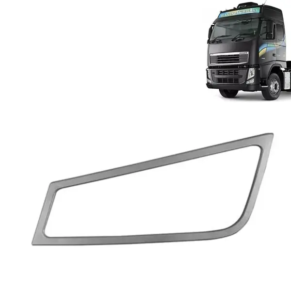 Moldura Farol Auxiliar para Caminhão Volvo FH 12 2010 Á 2014 Lado Esquerdo