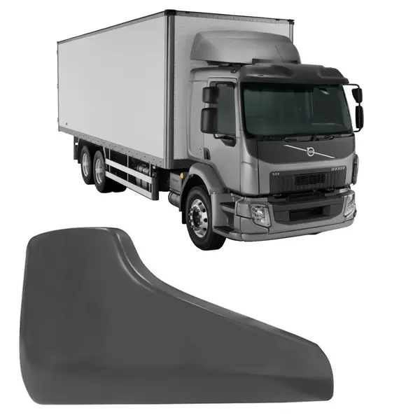 Moldura Farol Auxiliar Volvo VM 2014 até 2019 s/ Furo L/d