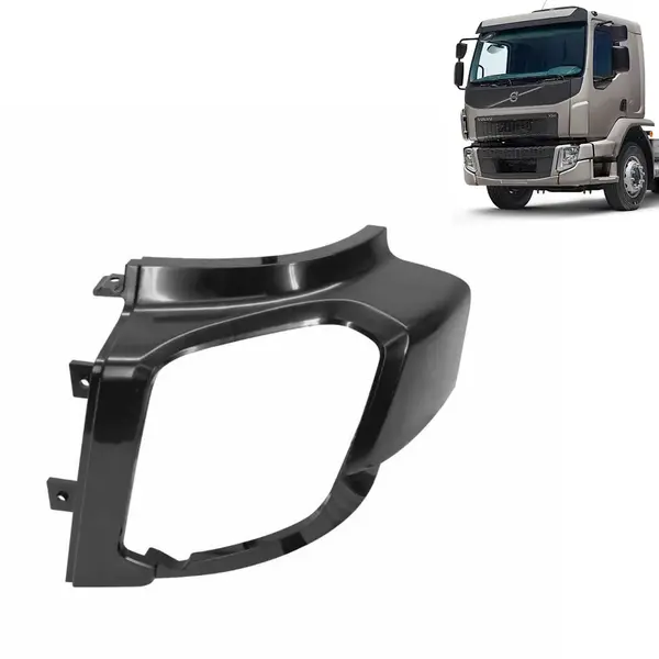 Moldura Farol Pincipal para Caminhão Volvo VM após 2020 Lado Esquerdo