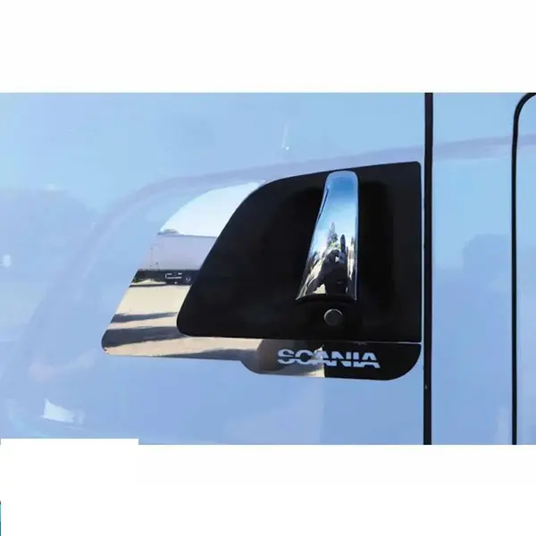 Moldura Inox Long Maçaneta de Porta Compatível com Caminhão Scania a Partir de 98